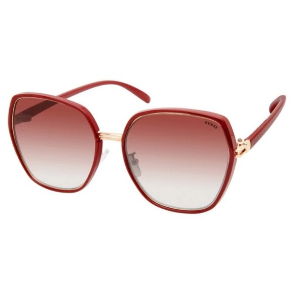 Guess Red Resin Sunglasses w Soft Guess Case NWT - Picture 7 of 7